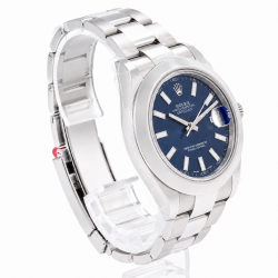 Rolex Datejust II 41MM 116300 Stainless Steel Blue Dial Watch